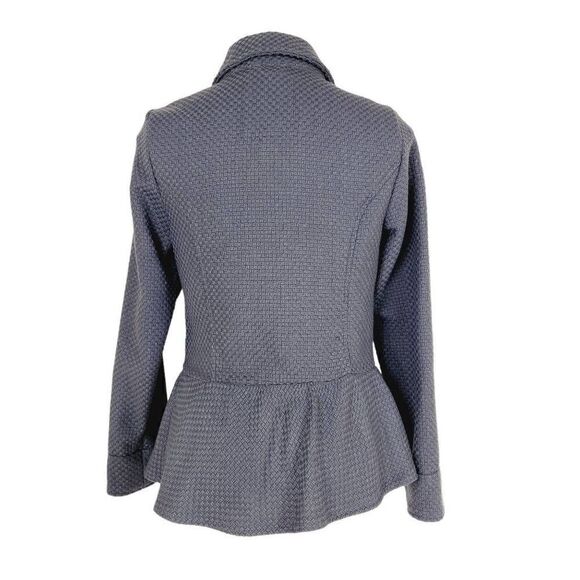 Decree textured blazer top gray size medium - Picture 3 of 7